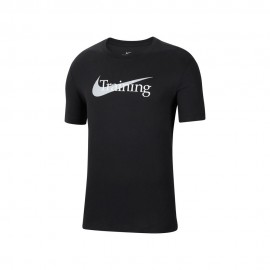 Nike Maglietta Palestra Nero Uomo