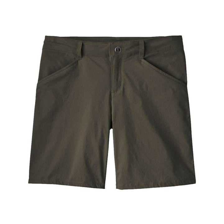 Patagonia Pantaloni Corti Trekking Quandary Basin Verde Donna