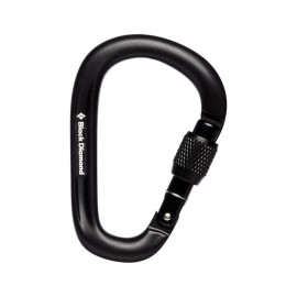 Moschettoni Arrampicata Perlock Screwgate nero