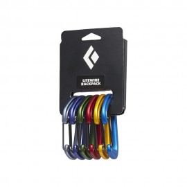 Moschettoni Arrampicata Set 6 Litewire 0