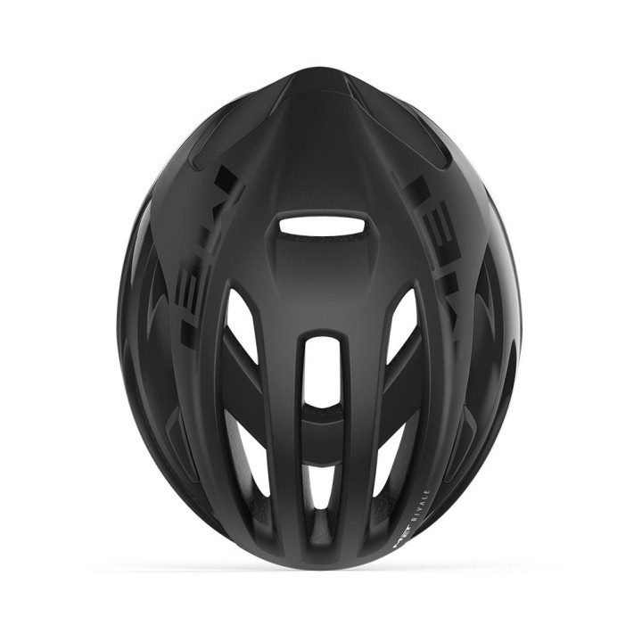 Met Casco Bici Rivale Mips Black Matt Glossy