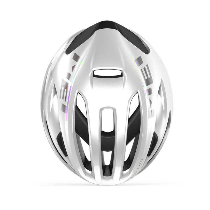 Met Casco Bici Rivale Mips White Holographic Glossy