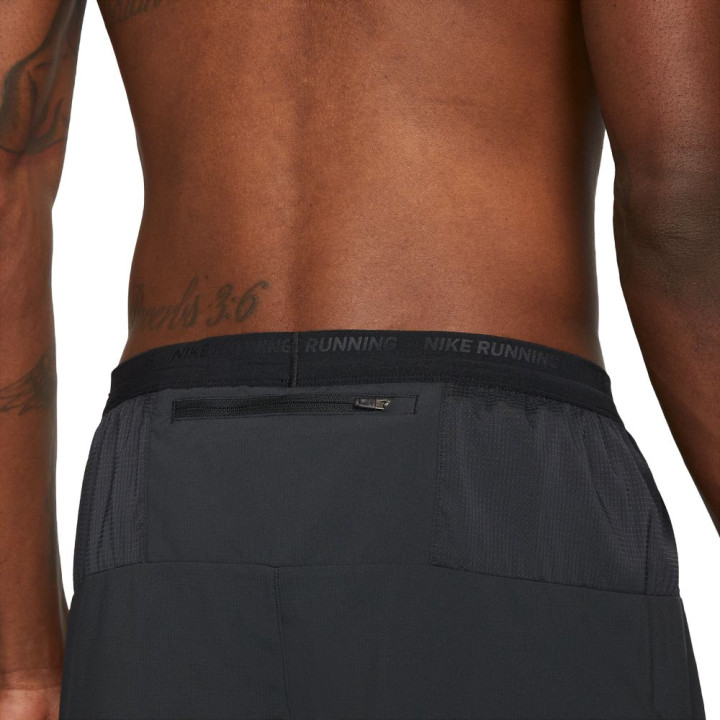 Nike Pantaloncini Running Stride 5" Nero Reflective Uomo
