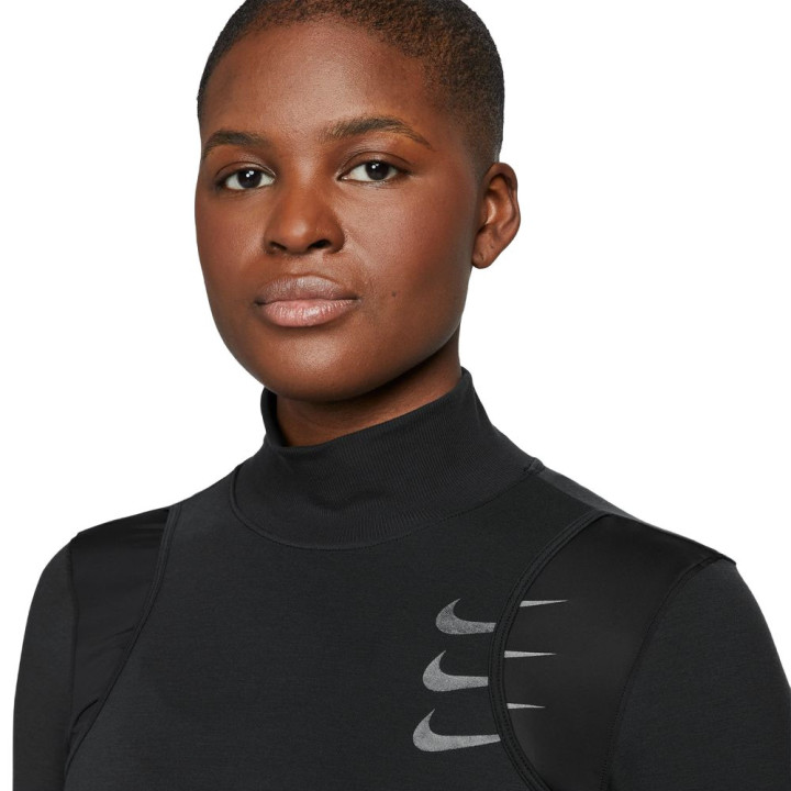 Nike Maglia Running Ml Run Dvs Nero Donna