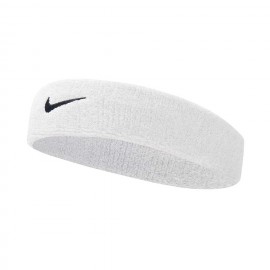 Fascia Tennis Tergisudore Swoosh bianco nero