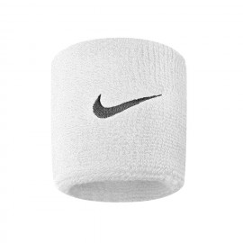 Polsini Tennis Tergisudore Swoosh bianco nero