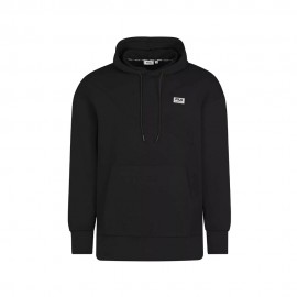 Fila Felpa Con Cappuccio Taglio Laser Nero Uomo