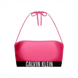 Top Fascia Elastico Parlato rosa