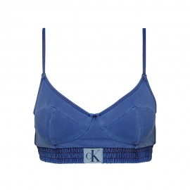 Bralette Delavata logo blu