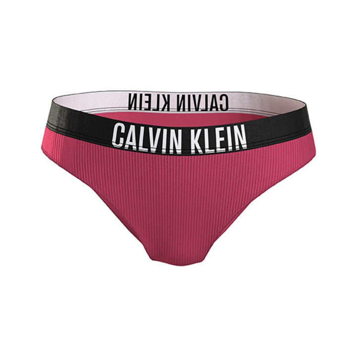 Calvin Klein Costume Slip Classic Elastico Parlato Rosa 4Donna