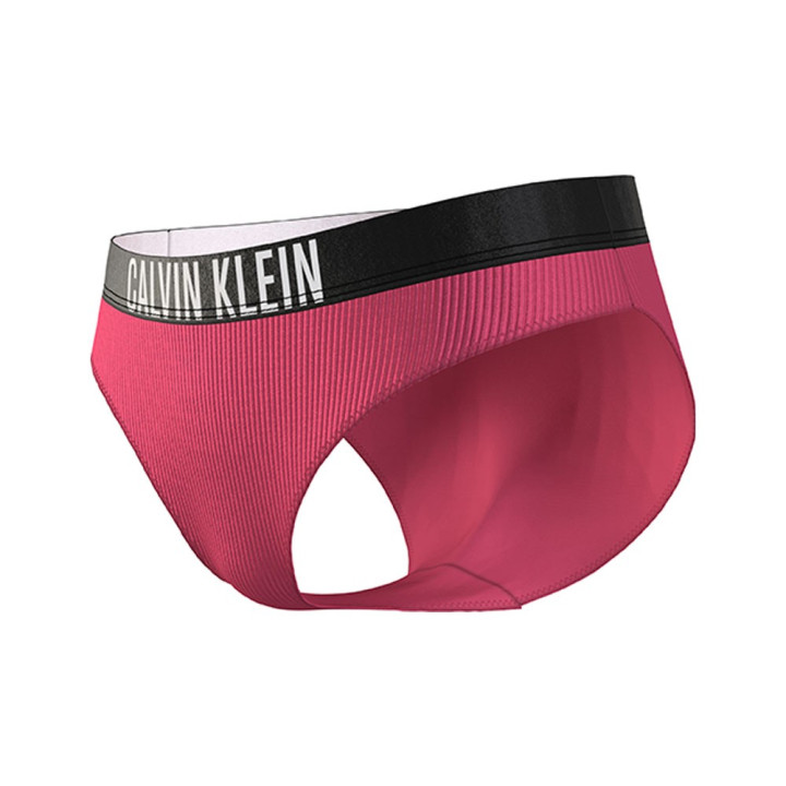 Calvin Klein Costume Slip Classic Elastico Parlato Rosa 4Donna