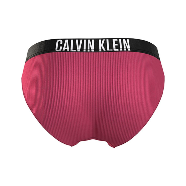 Calvin Klein Costume Slip Classic Elastico Parlato Rosa 4Donna