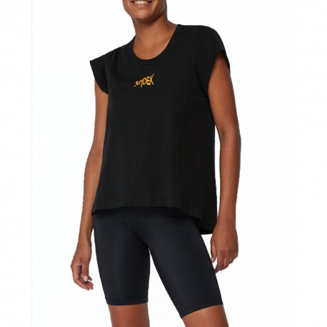 Sundek T-Shirt Mare Logo Nero 4Donna