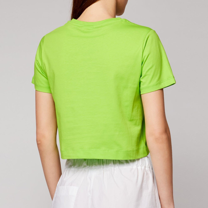 Sundek T-Shirt Mare Crop Verde 4Donna