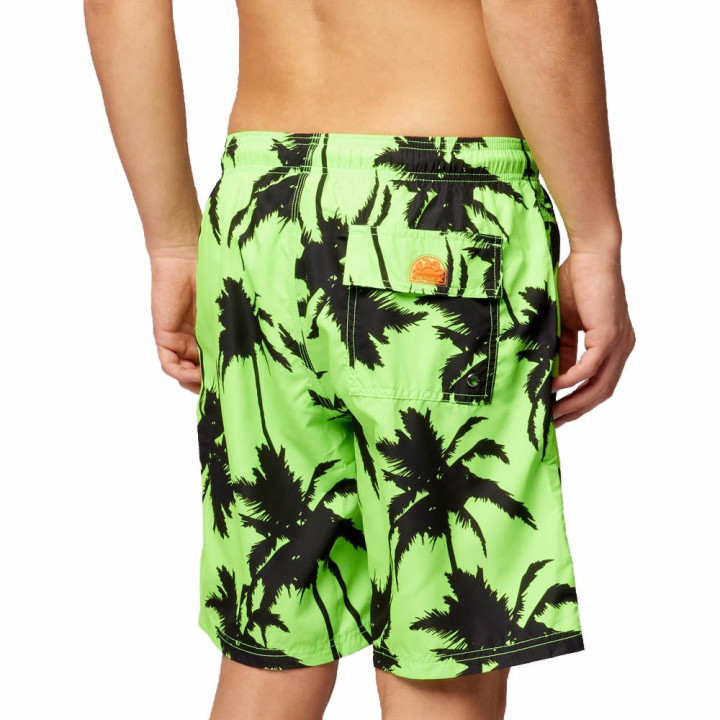 Sundek Costume Boxer Palme 18 Verde 4Uomo