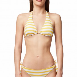 Top Righe giallo