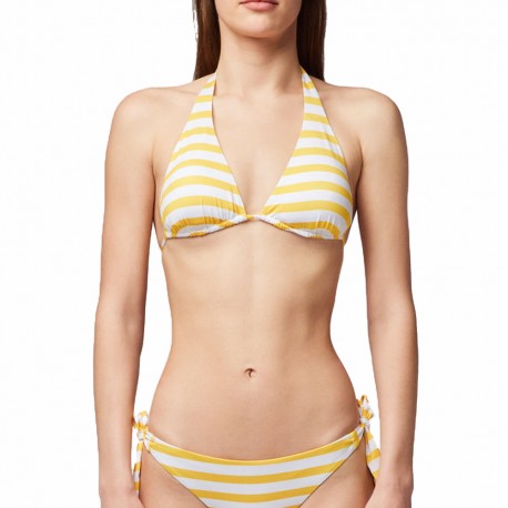 Sundek Bikini Top Righe Giallo 4Donna