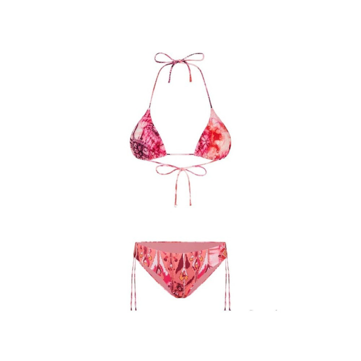 Effek Bikini Con Costume Slip Rosa 4Donna