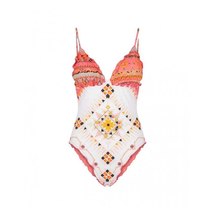 Effek Costume Intero Sbambolato Arancione 4Donna