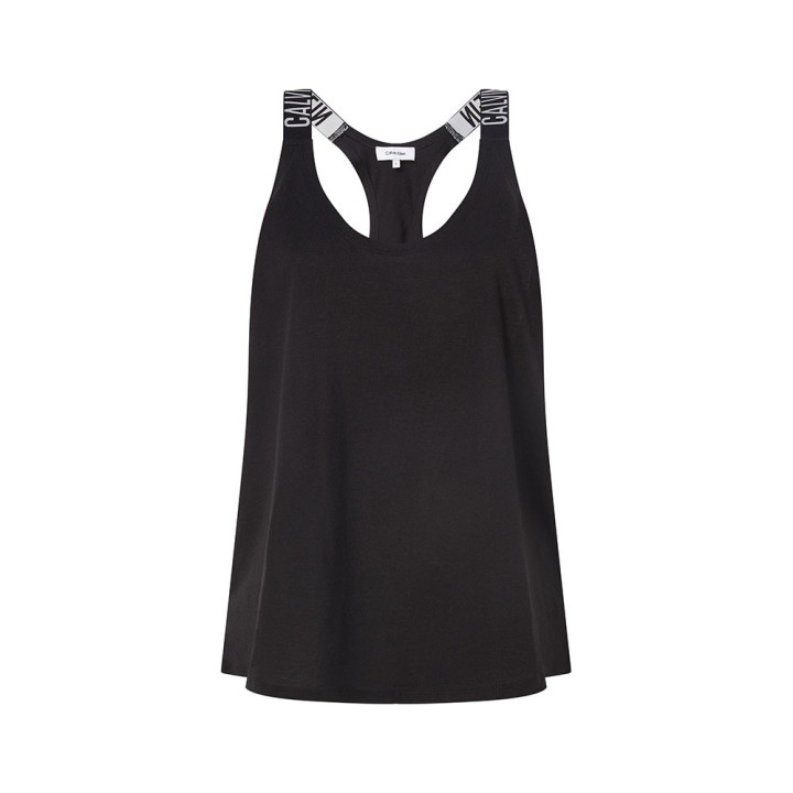 Calvin Klein Canottiera Logo Nero 4Donna