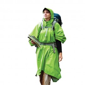 Poncho Impermeabile verde
