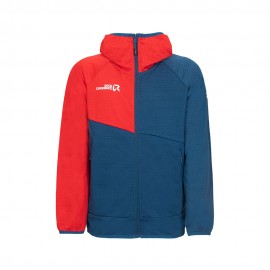 Fleece Zebra Hoodie High Risk red
