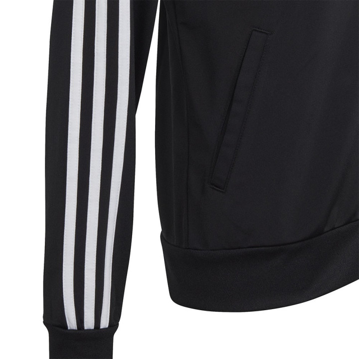 ADIDAS Completo Tuta Full Zip Senza Cappuccio Nero Bambina