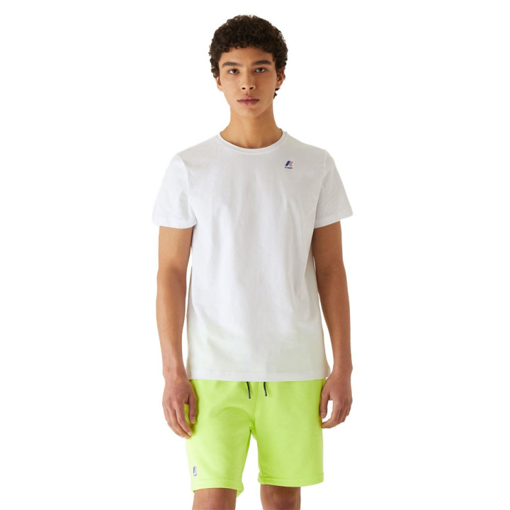 K-Way T-shirt Edouar Bianco Uomo