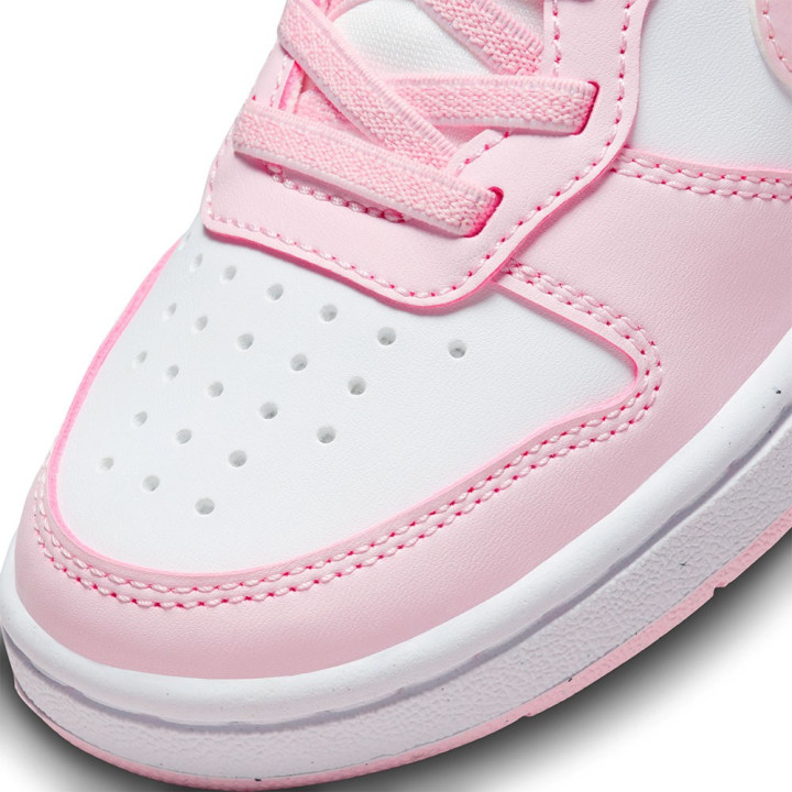 Nike Court Borough Low Recraft Ps Bianco Rosa -Scarpe Ginnastica Bambina