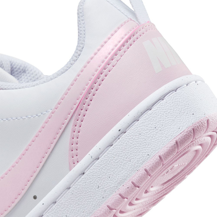 Nike Court Borough Low Recraft Gs Bianco Rosa -Scarpe Ginnastica Bambina