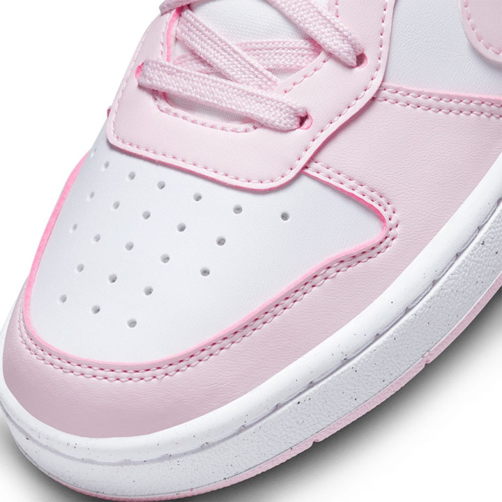 Nike Court Borough Low Recraft Gs Bianco Rosa -Scarpe Ginnastica Bambina