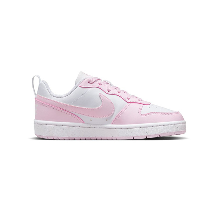 Nike Court Borough Low Recraft Gs Bianco Rosa -Scarpe Ginnastica Bambina