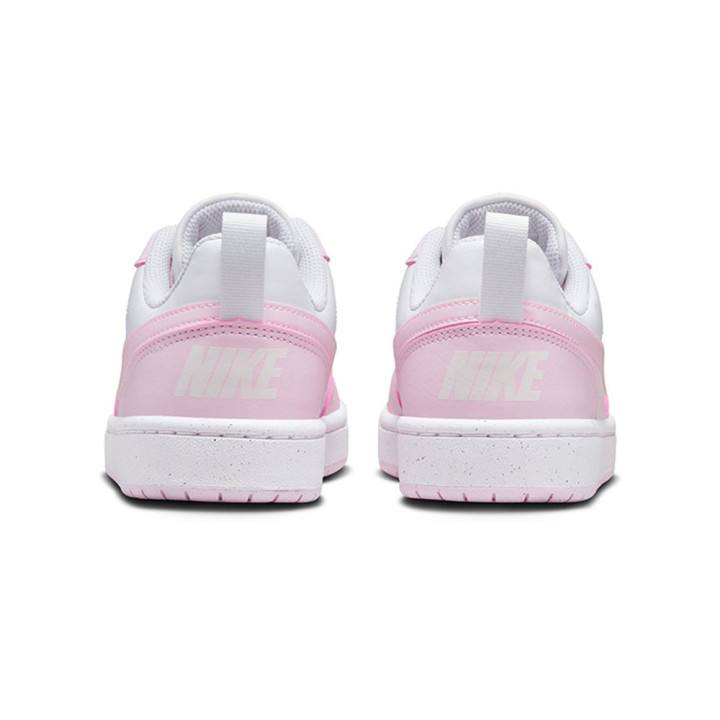 Nike Court Borough Low Recraft Gs Bianco Rosa -Scarpe Ginnastica Bambina