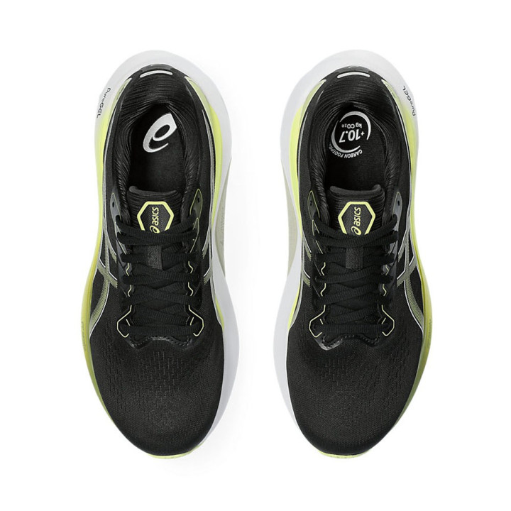 Asics Gel Kayano 30 Nero Giallo - Scarpe Running Uomo