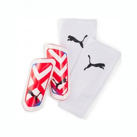Parastinchi Calcio Senza Cav Ultra Flex bianco blu