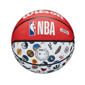 Palla Basket Nba All Team rosso bianco
