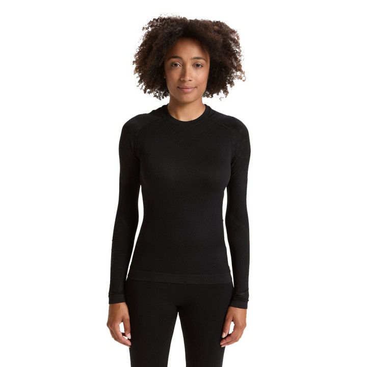 Diadora T-Shirt Running Ml Act Hp Nero Donna