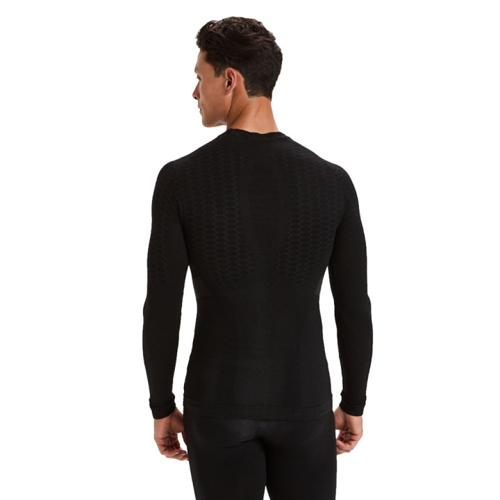 Diadora T-Shirt Running Ml Act Hp Nero Uomo
