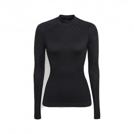 Diadora T-Shirt Running Ml Turtle Neck Act Hp Nero Donna