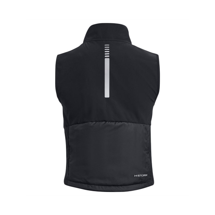 Under Armour Gilet Running Storm Session Nero Reflective Donna