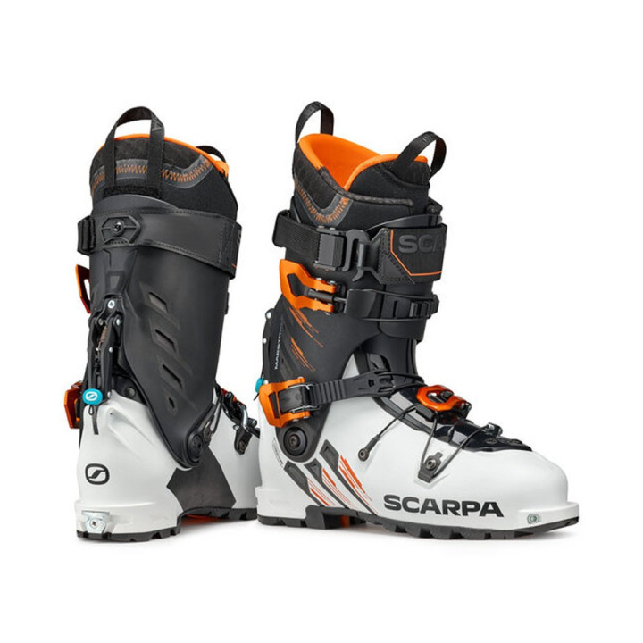 Scarpa Maestrale Rs Bianco Nero Arancio - Scarponi Da Sci