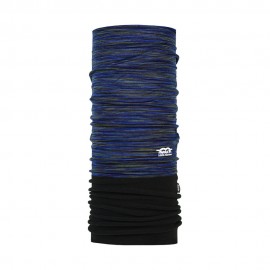 Sciarpa A Tubo Merino Fleece multi Deep Ocean