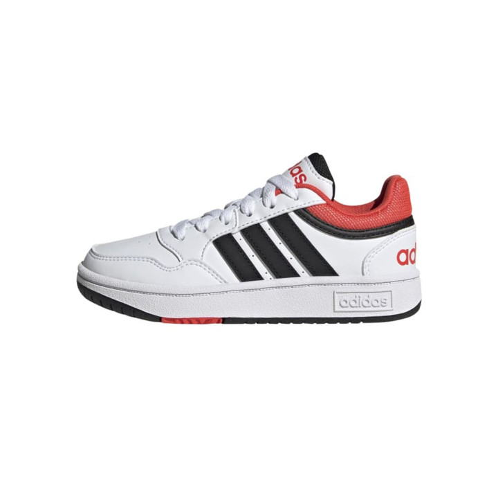 ADIDAS Hoops 3.0 K Gs Bianco Nero - Sneakers Bambino
