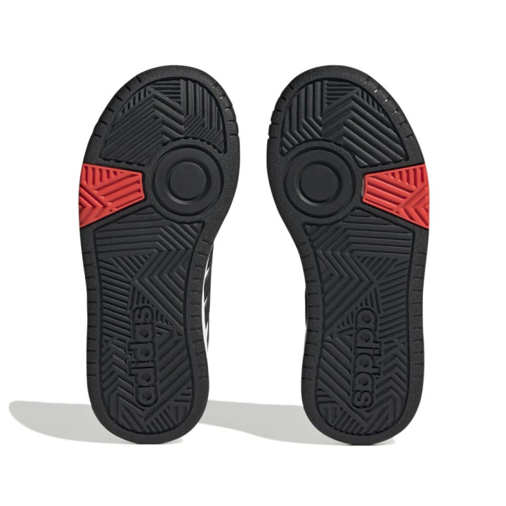 ADIDAS Hoops 3.0 K Gs Bianco Nero - Sneakers Bambino