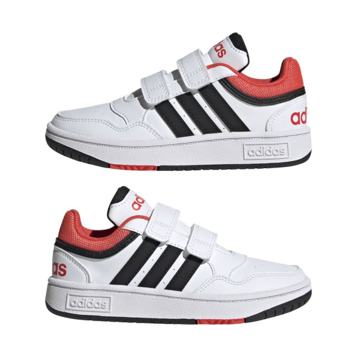 ADIDAS Hoops 3.0 Cf C Ps Bianco Nero - Sneakers Bambino