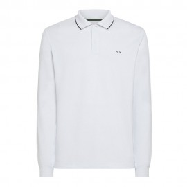 Manica Lunga Stripe bianco