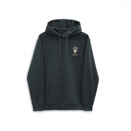 Vans Felpa Con Cappuccio Logo Back Verde Bambino