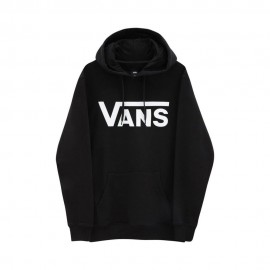 Vans Felpa Con Cappuccio Nero Bianco Uomo