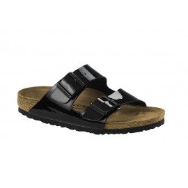Birkenstock A Arizona Vernice Doppia Fascia  Nero Lucido Donna