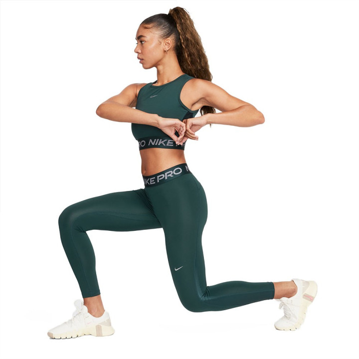 Nike Reggiseno Sportivo Supporto Medio Train Pro Verde Donna